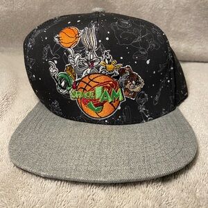 Rue21 Black and Gray Space Jam Cap